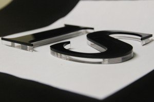 Lumicision laser cutting acrylic sign
