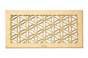 Lumicision laser cutting wooden air return grill
