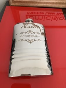 Wedding gift laser engraving