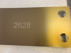 S.steel  laser engraving